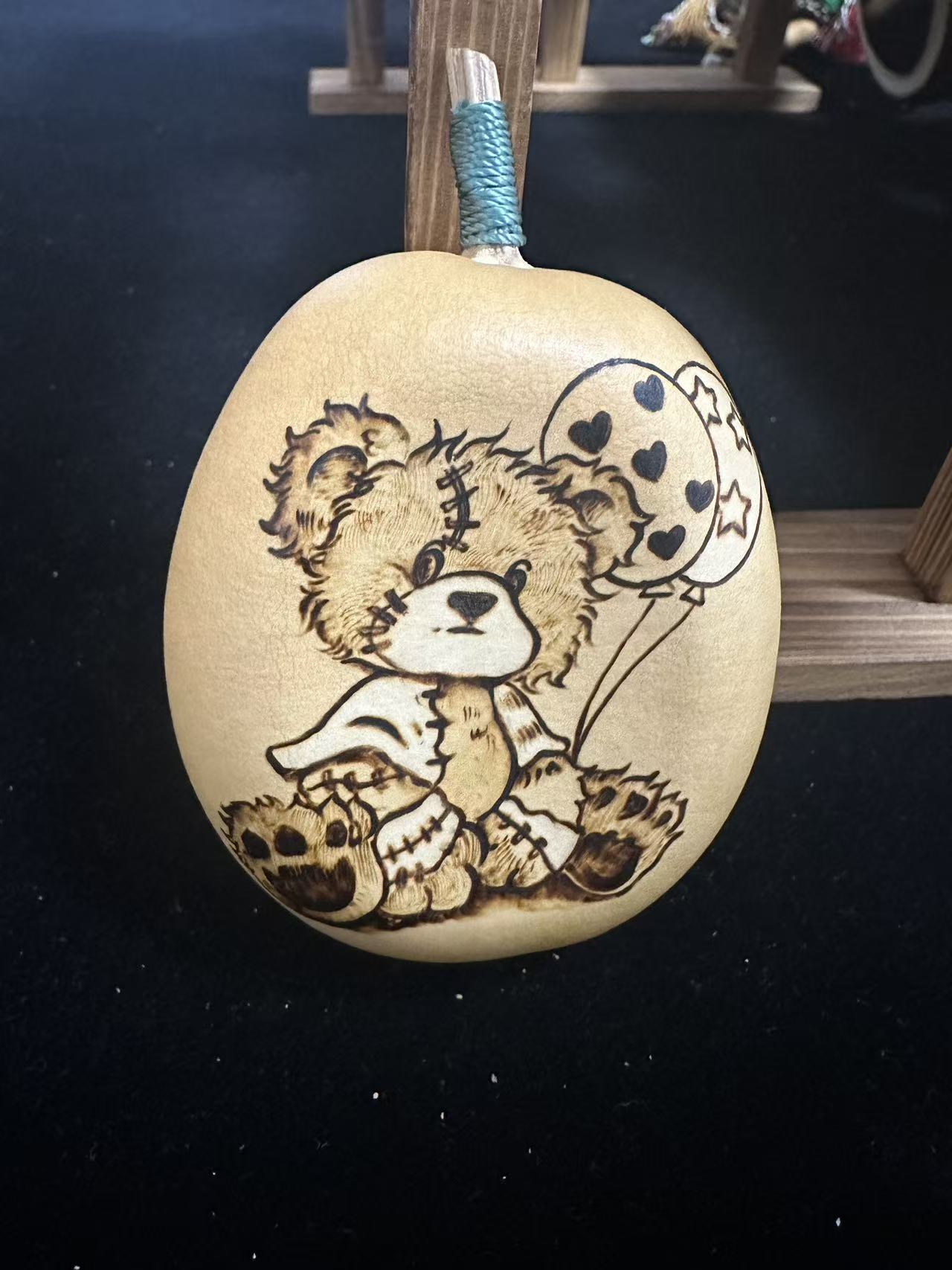 手工制作小熊夹扁葫芦