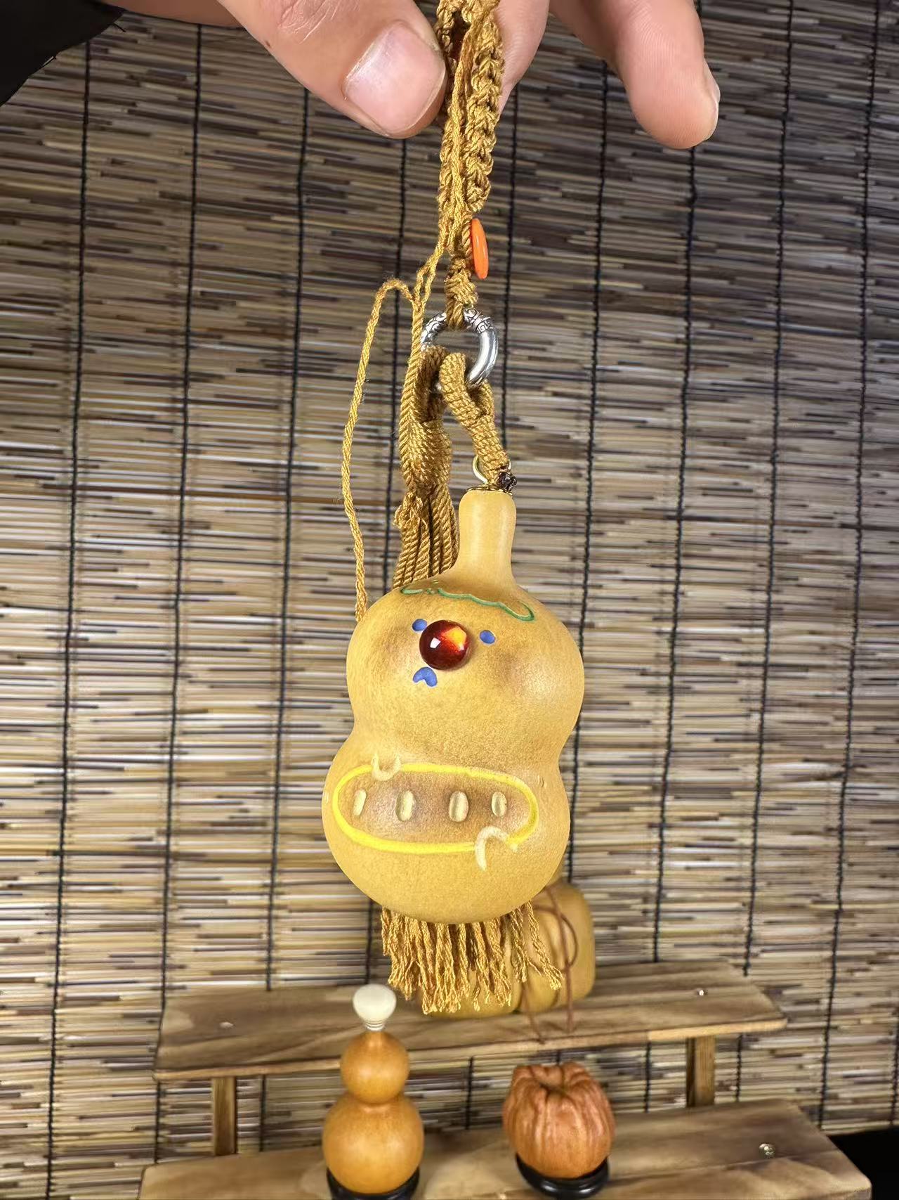 (003)Eight treasure gourd pure handmade pendant bag hanging