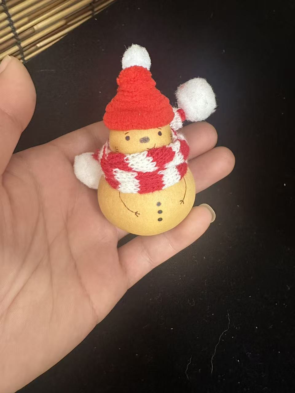 (009)Handmade Santa Claus Gourd Ornament